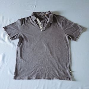 🎉Host Pick🎉 True Grit Gray Short Sleeve Polo Shirt